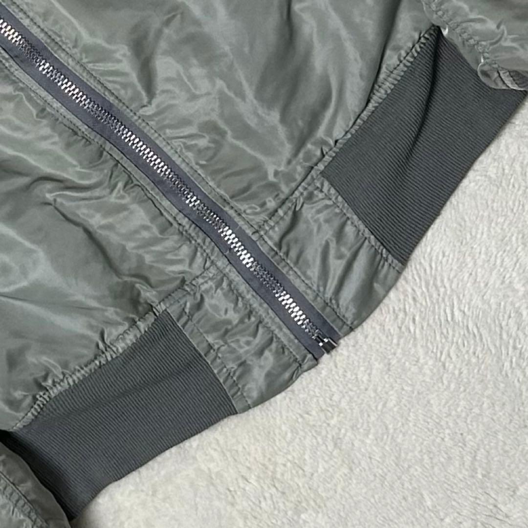 希少✨ 90s USA製 アルファ MA-1 グレー L フライトジャケット