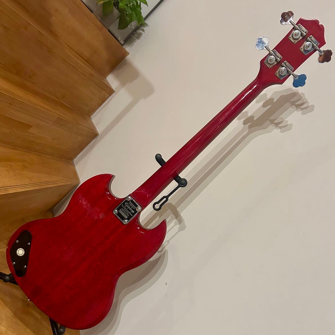 Epiphone EB-0 エレキベース レッド　極太サウンド！
