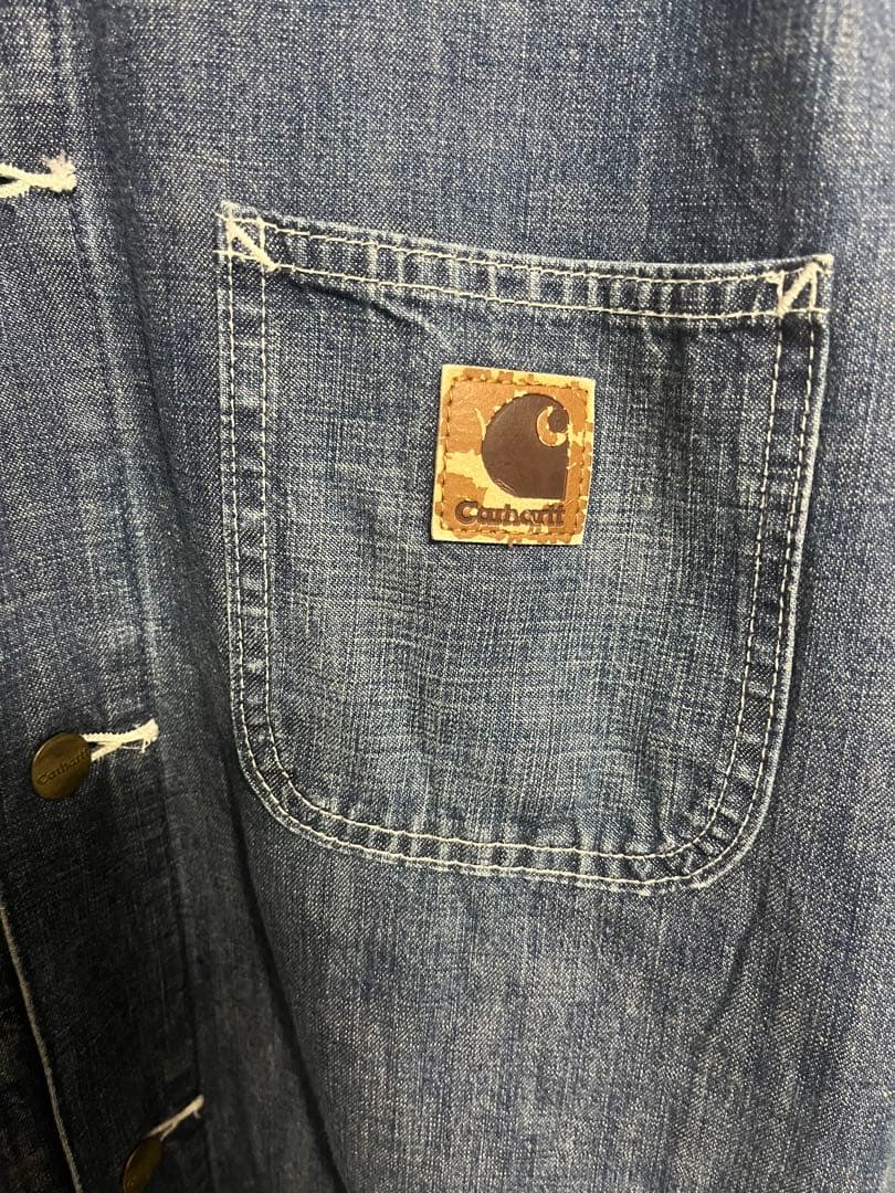 Carhartt デニム カバーオール ワークジャケット XL