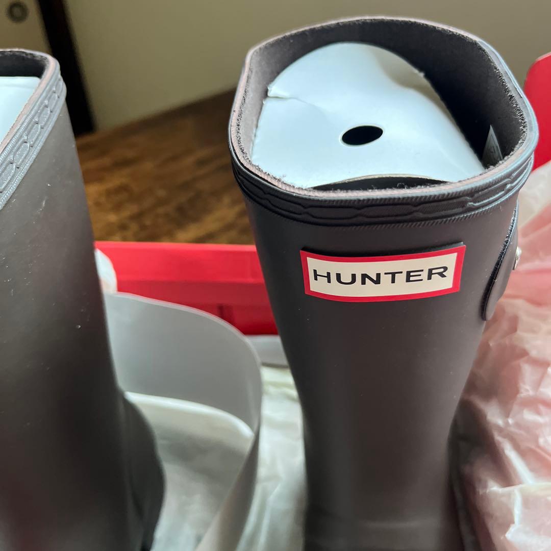 HUNTERの長靴 ブラウン系 新品未使用