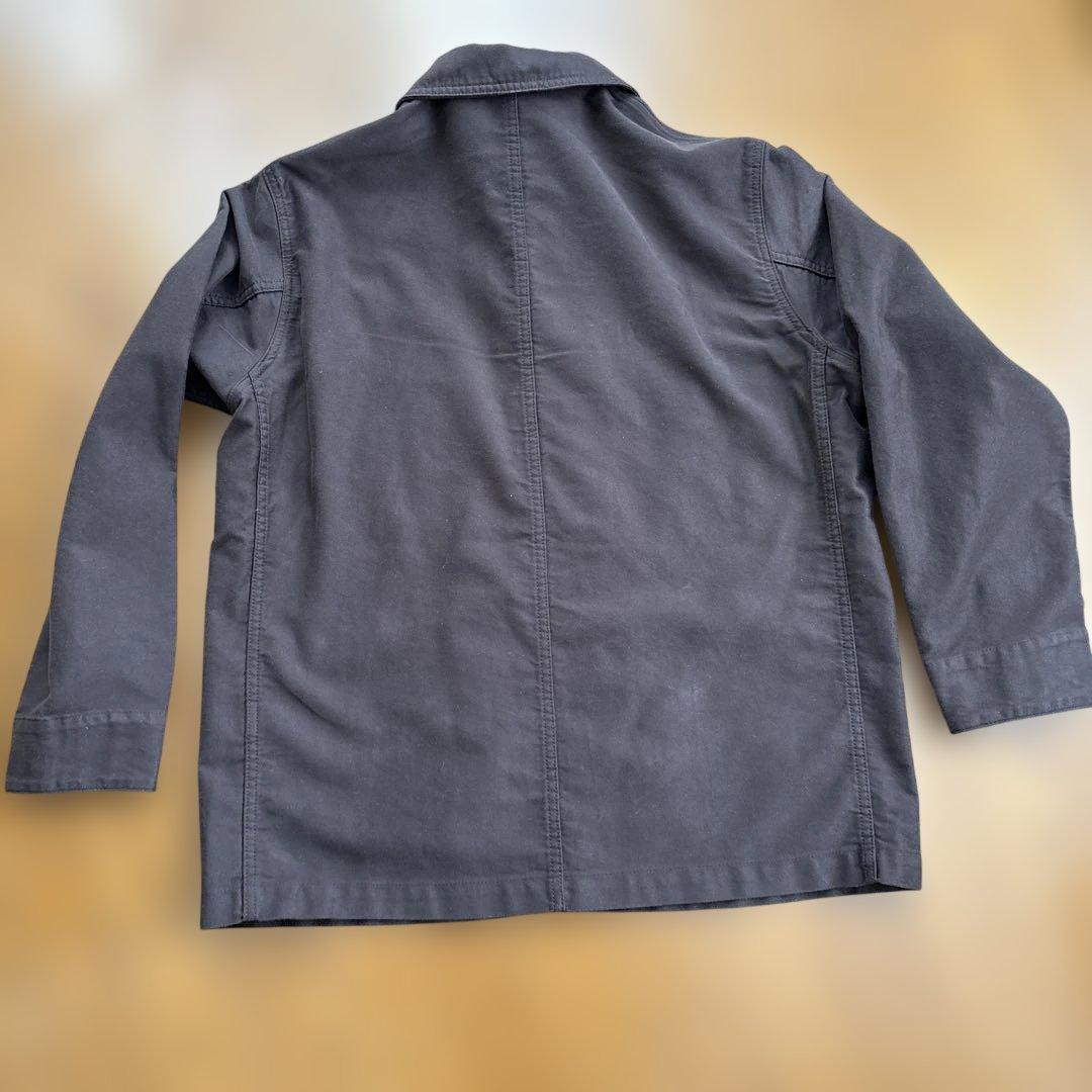 未使用品　無印良品　木の実から作ったカポック混モールスキンカバーオール