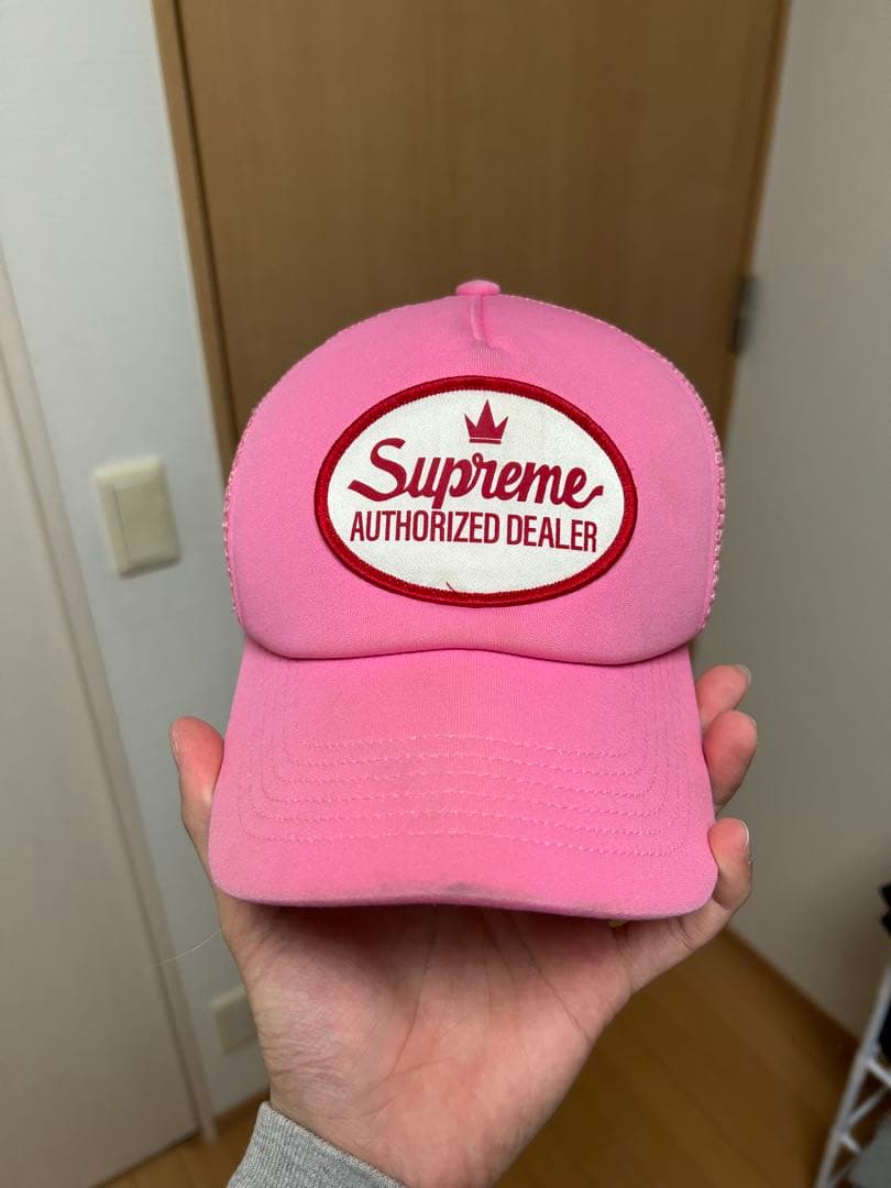 Supreme ピンクキャップ