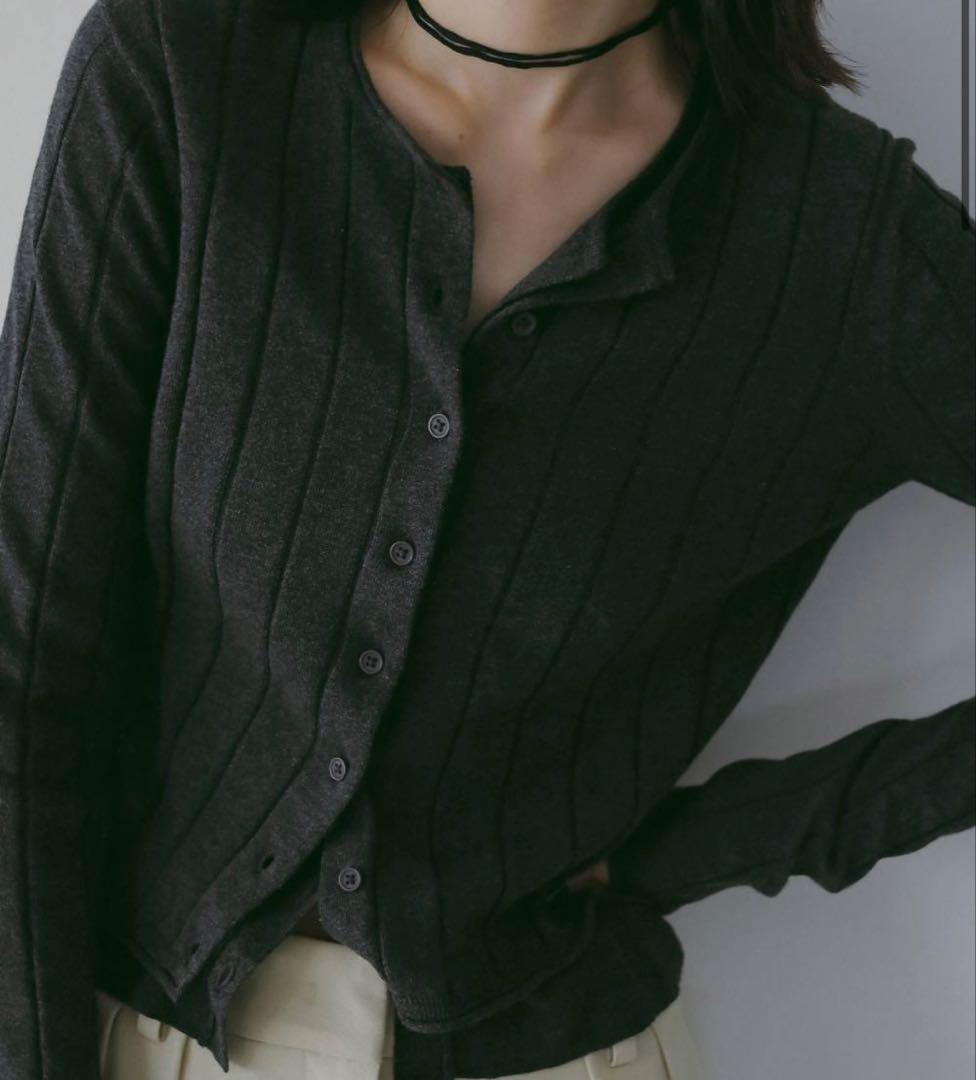 anuke アンヌーク　Cotton Layered Cardigan