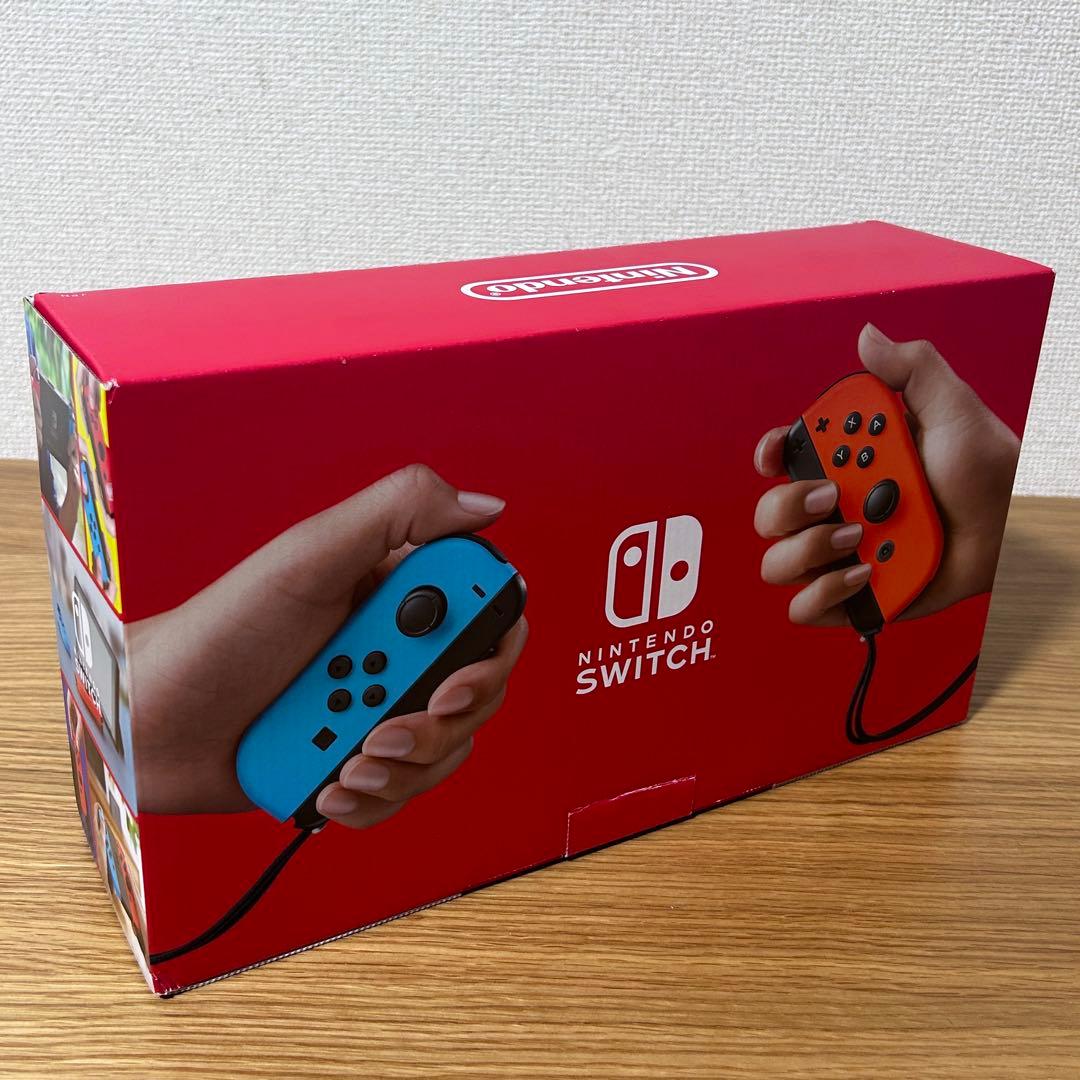 Nintendo Switch 本体 ネオンブルー・ネオンレッド（箱あり）