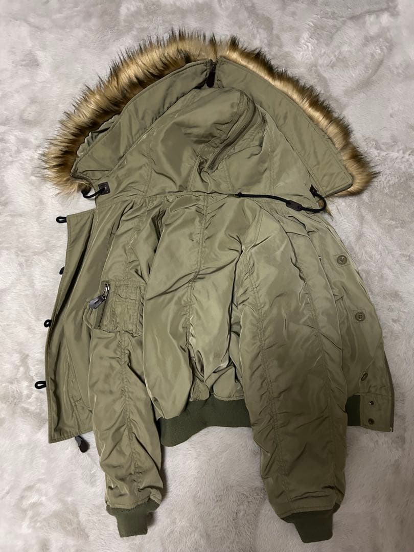 ジャケット・アウター n-2b flight bomber jacket n2b sage khaki