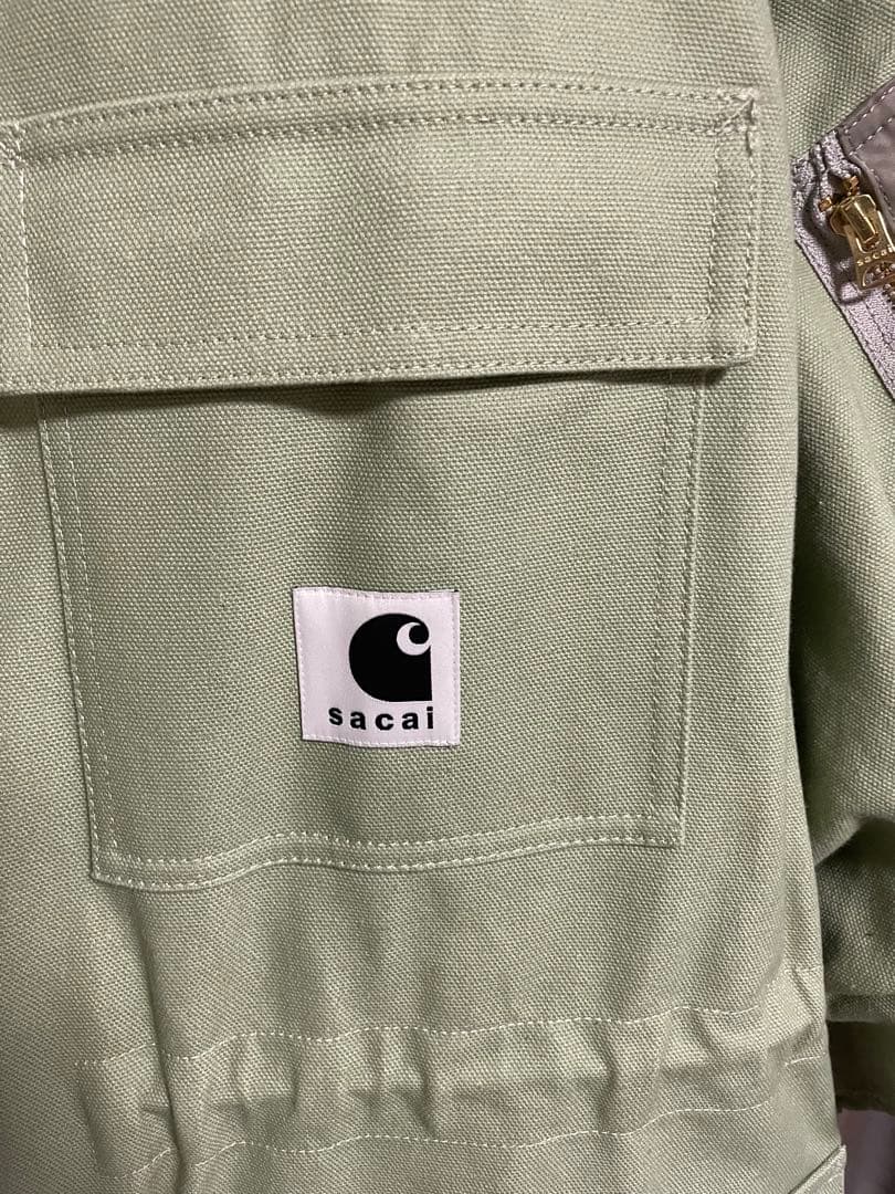 sacai ×Carharttコラボコート/希少サイズ3コレクションカラーサカイ