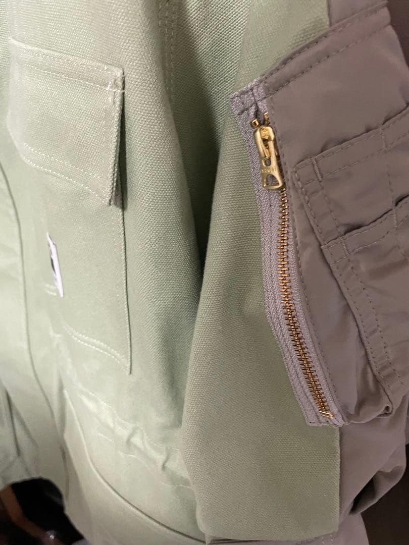 sacai ×Carharttコラボコート/希少サイズ3コレクションカラーサカイ