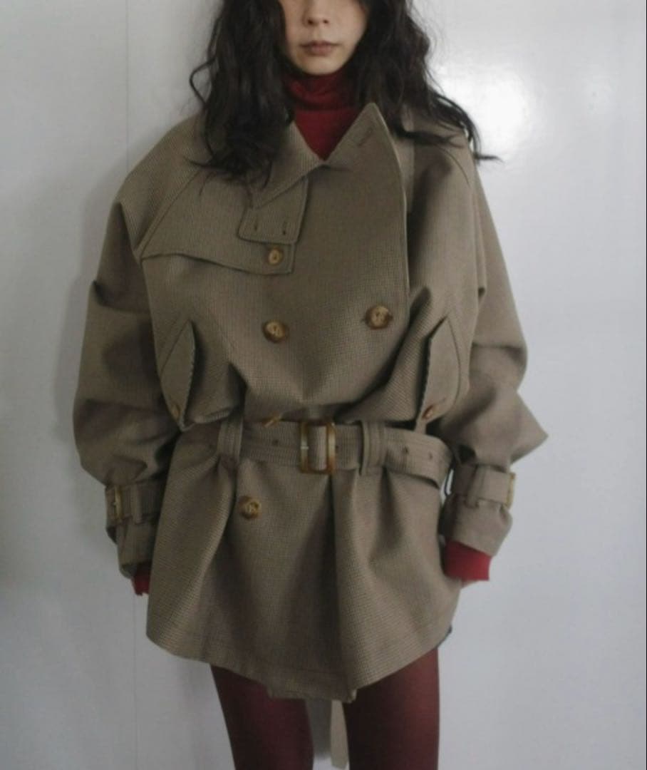 ジャケット・アウター AMERI DADDY MIDI TRENCH COAT Mix