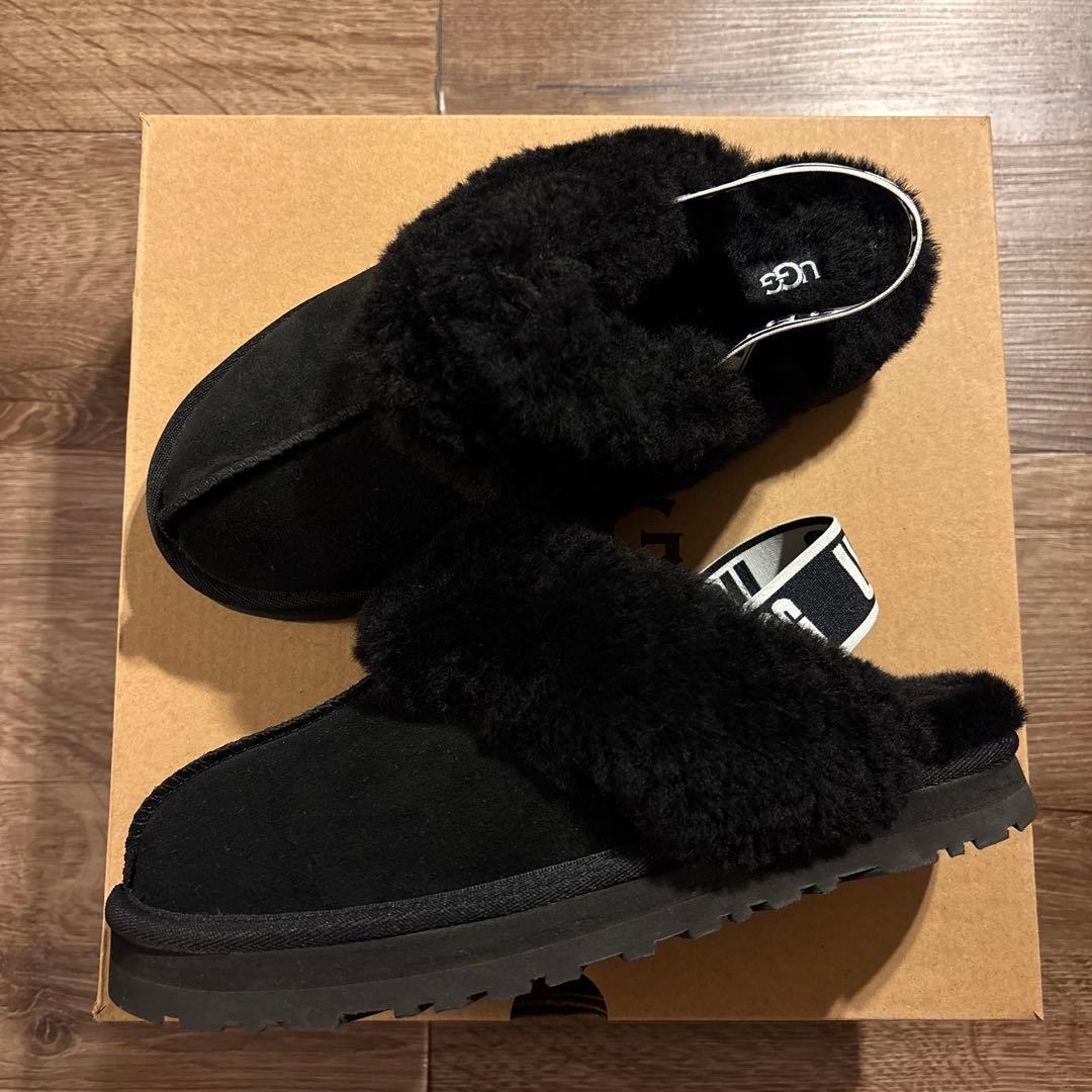 UGG ／Funkette（ファンケット）／ブラック24cm／2.5cmカット