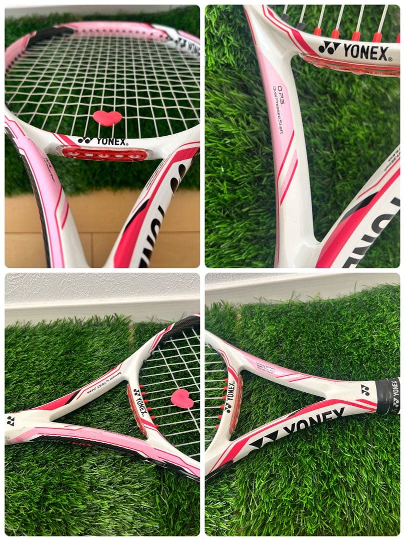 レディース向け　YONEX EZONE DR POWER ホワイト　ピンク
