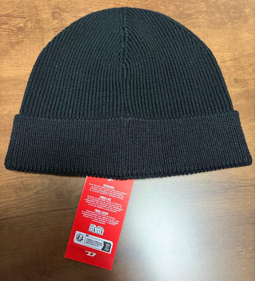 ディーゼル DIESEL ニットビーニー ニット帽 ニットキャップ