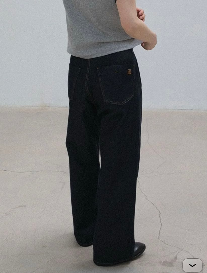パンツ ohotoro Wide Stitch Jeans(s/long)