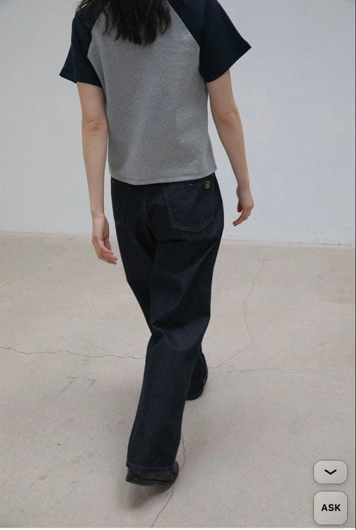 パンツ ohotoro Wide Stitch Jeans(s/long)