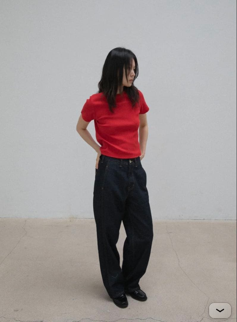 パンツ ohotoro Wide Stitch Jeans(s/long)