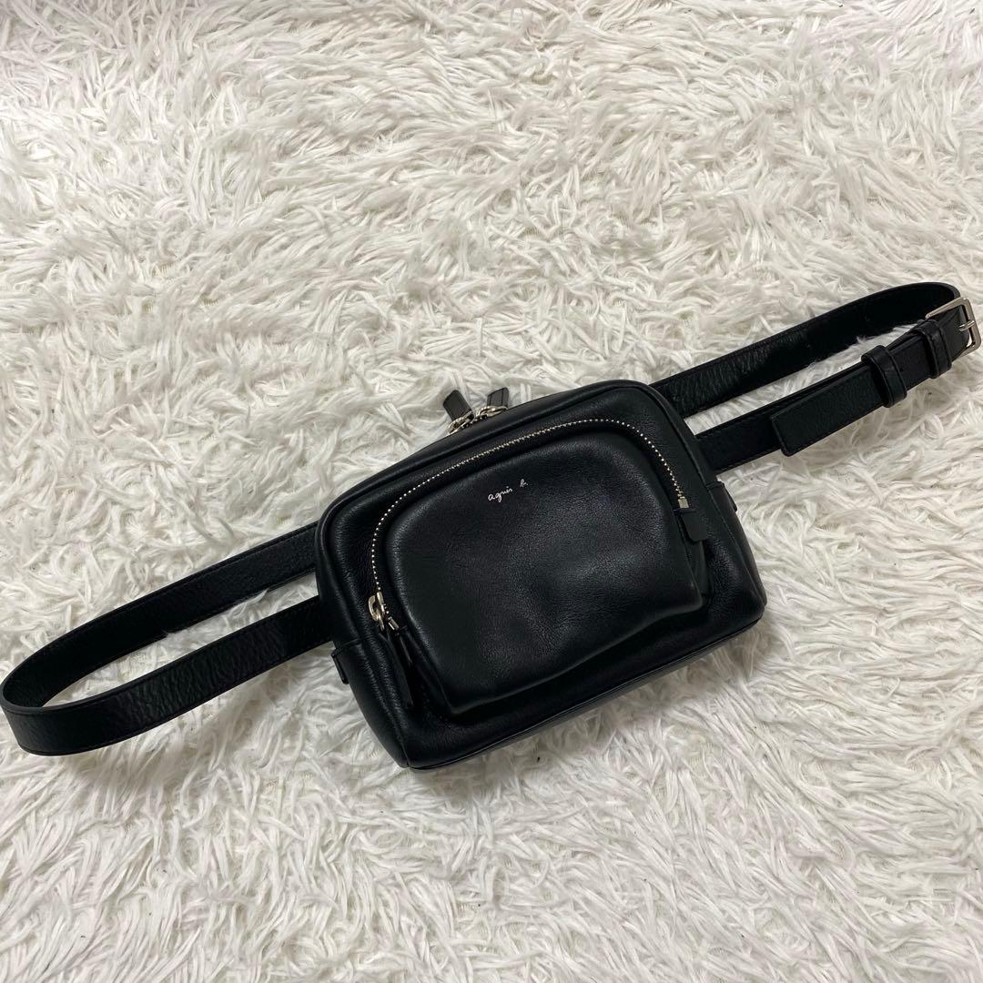 極美品♡ agnes b. アニエスベー ウエストポーチ　ボディーバック