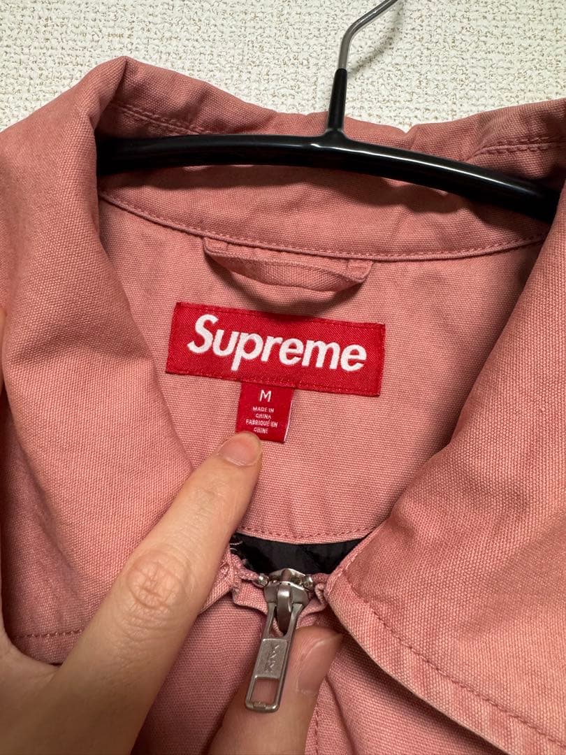 Supreme hooded utility jacket Ｍ
