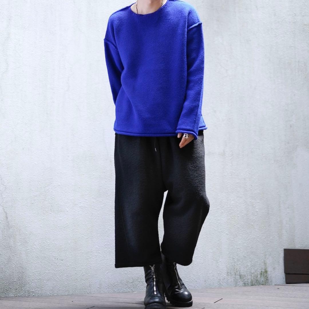 美品✨MB ULTIMATE FABRICウール縮絨サルエルパンツ ブラック S