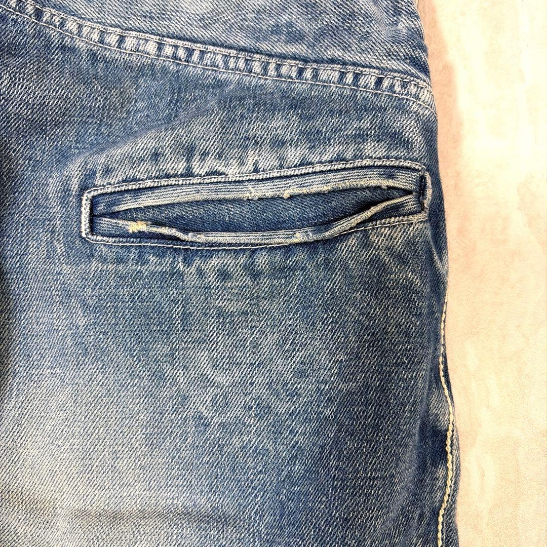 ミナペルホネン always フロッキープリント ジーンズ　デニム 36