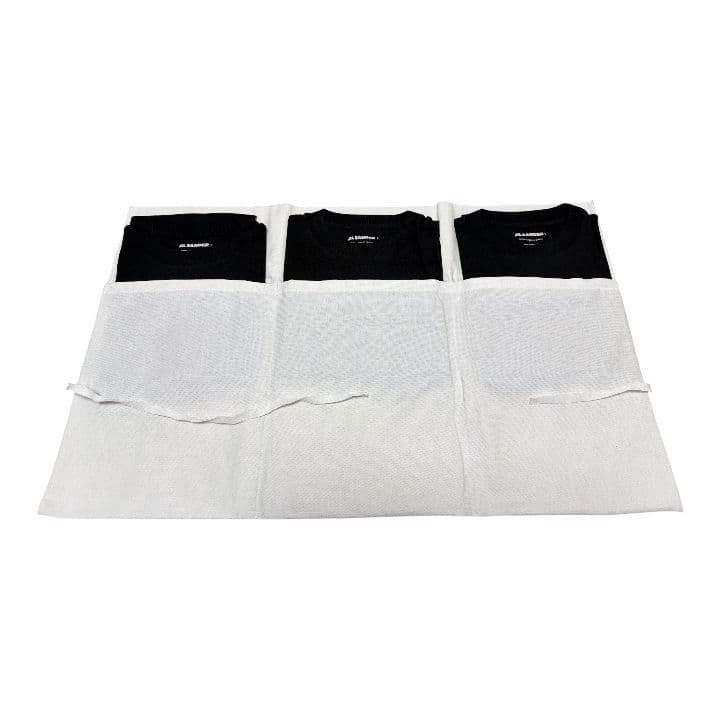 【新品】JIL SANDER+ 3枚組パックT 黒 S 銀座購入