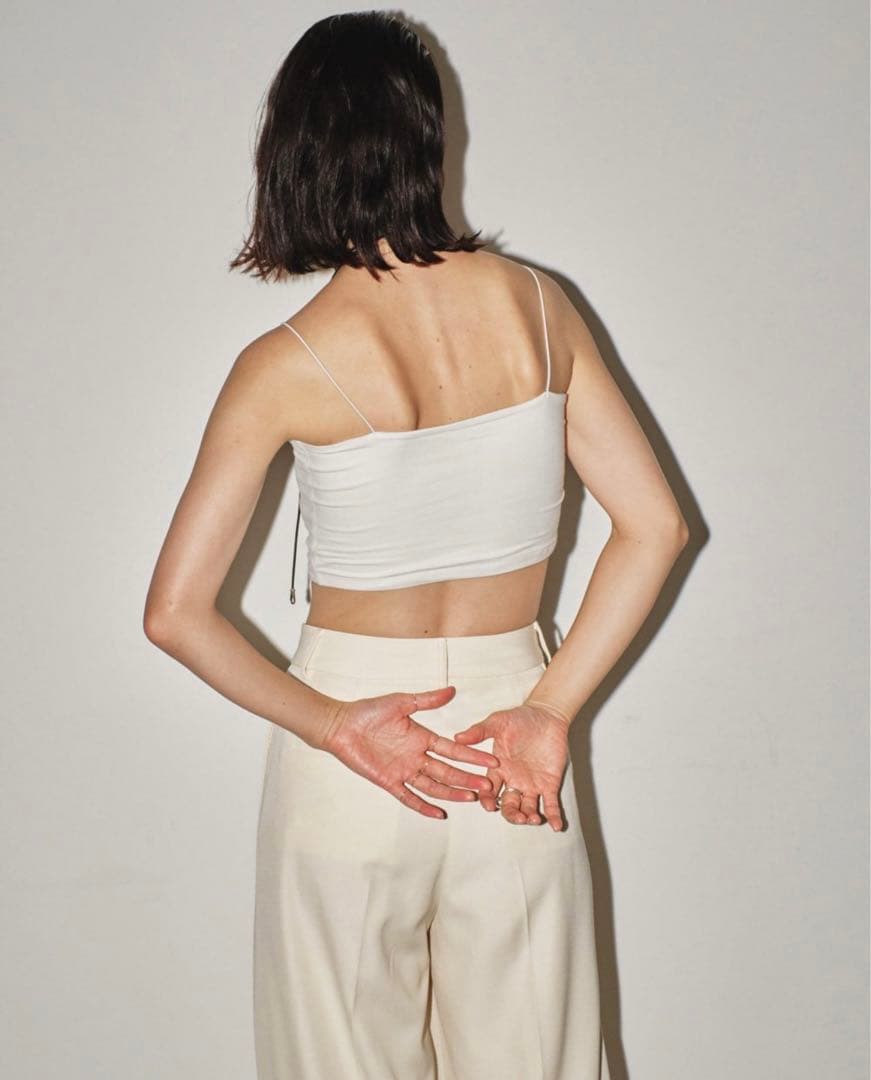 TODAYFUL Cupin Flatseam Bratop カップ付ベアトップ