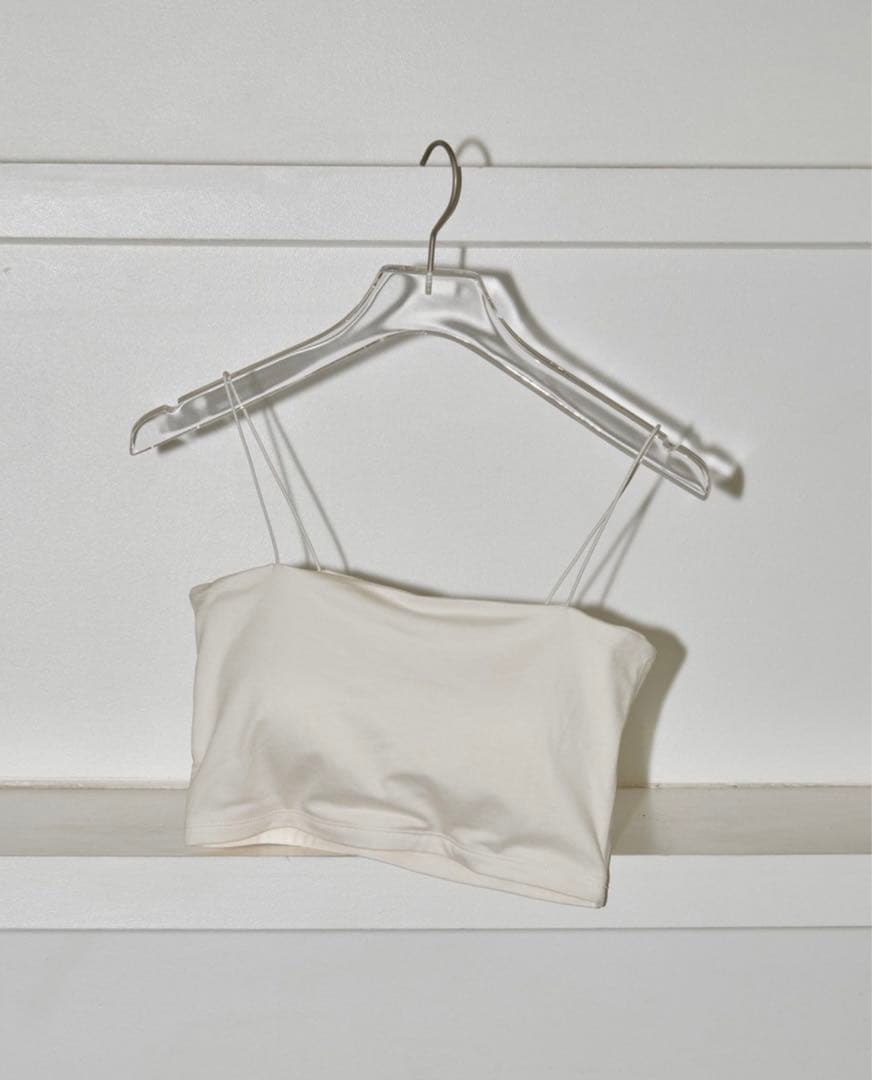 TODAYFUL Cupin Flatseam Bratop カップ付ベアトップ