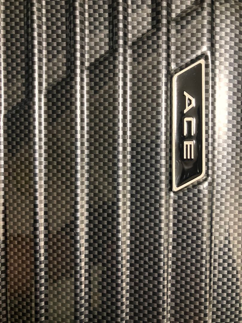 ACE エース　クレスタ　キャリーケース 4輪　機内持ち込み可　拡張機能付き　黒