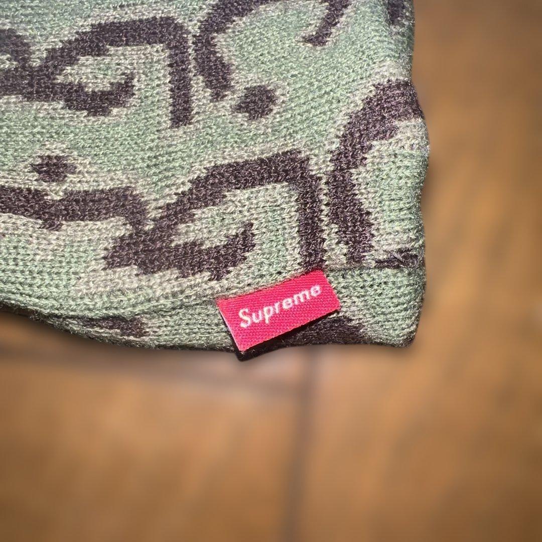 supreme arabic jacquard beanie ビーニー 25fw