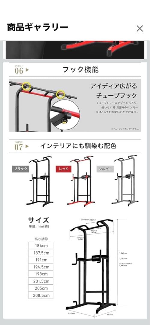 BARWING ぶら下がり健康器 懸垂機
