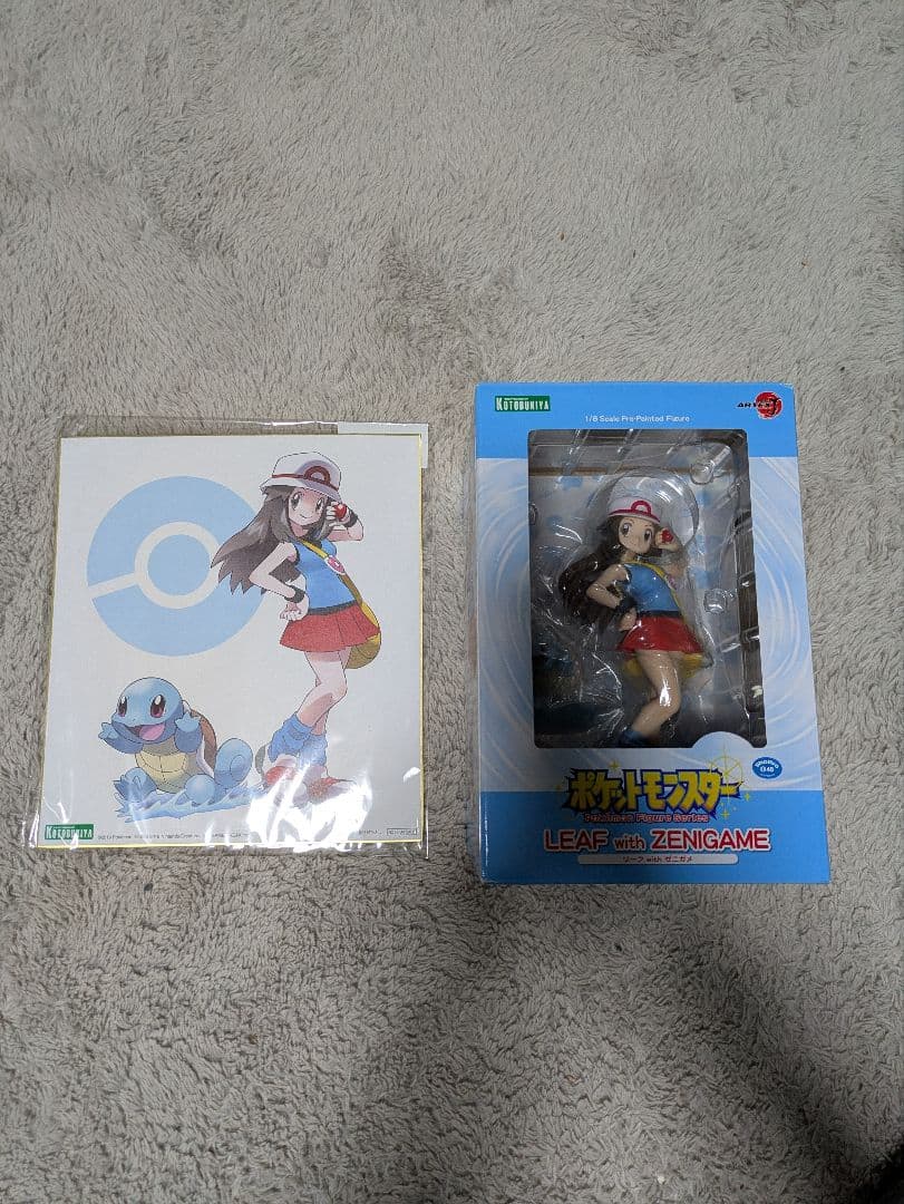 【色紙付き】ARTFX J リーフ with ゼニガメ　コトブキヤ