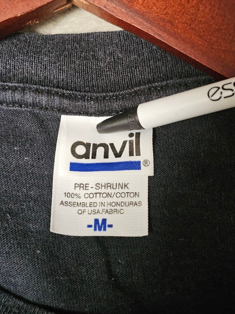 anvil　Tシャツ　Liquid Blue　Skull Pile　古着　00s