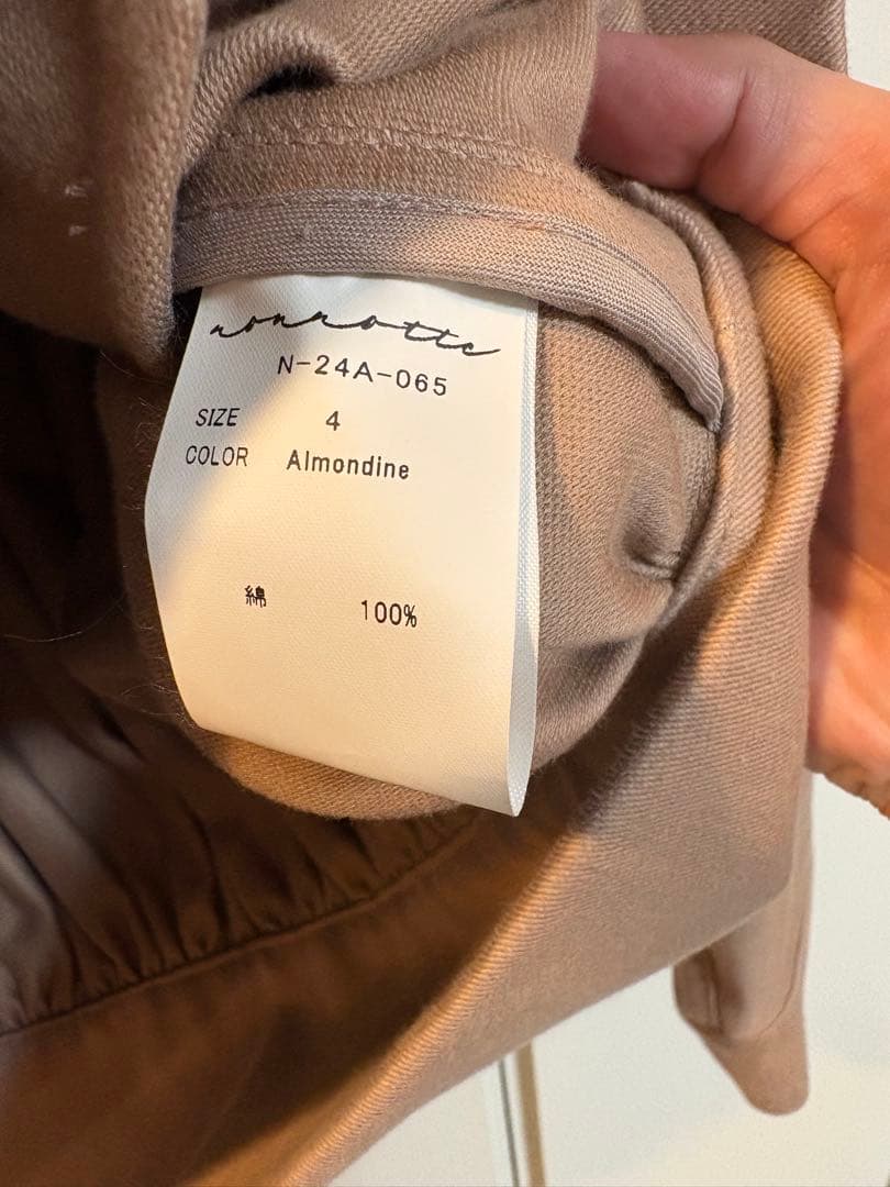 nonnotte コットンモールスキンブルゾン size4