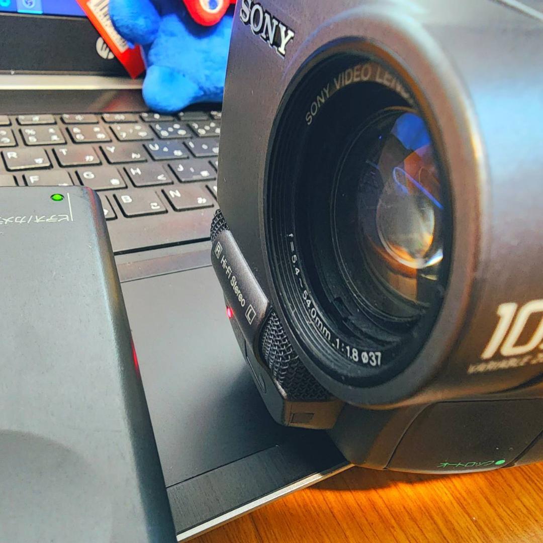 【動作確認済】SONY Hi8 高画質 ビデオカメラ CCD-TR3 セット
