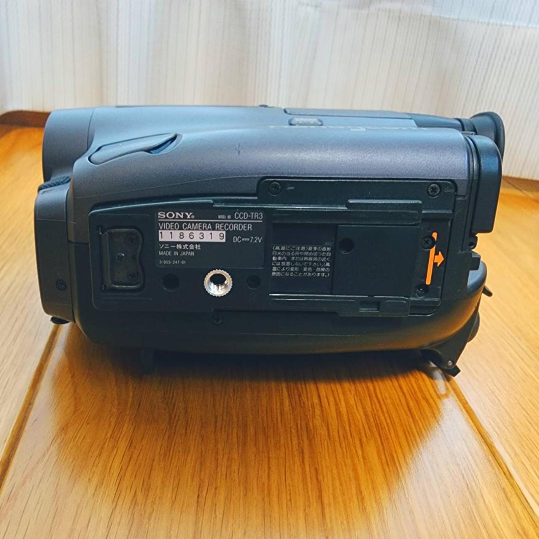【動作確認済】SONY Hi8 高画質 ビデオカメラ CCD-TR3 セット