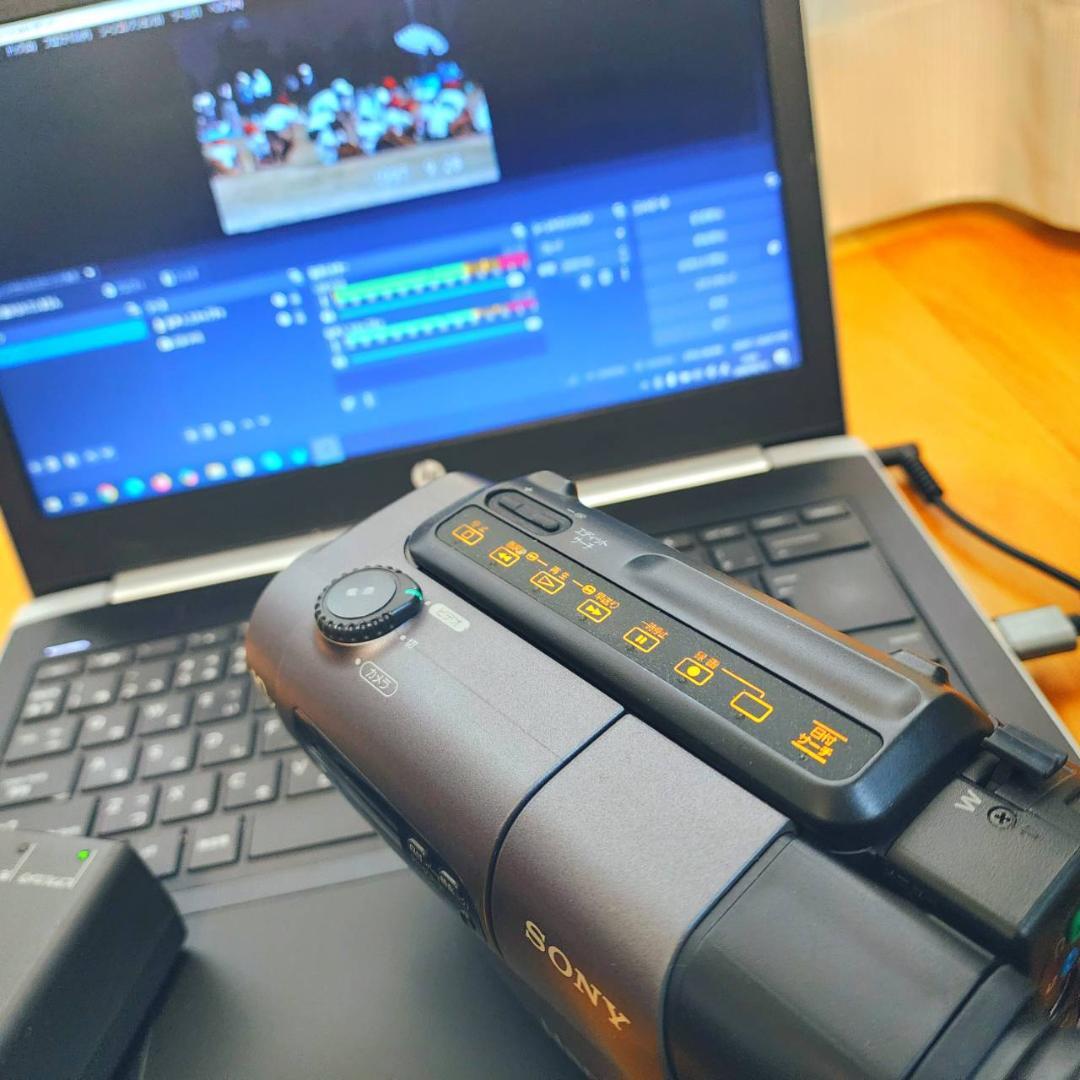 【動作確認済】SONY Hi8 高画質 ビデオカメラ CCD-TR3 セット