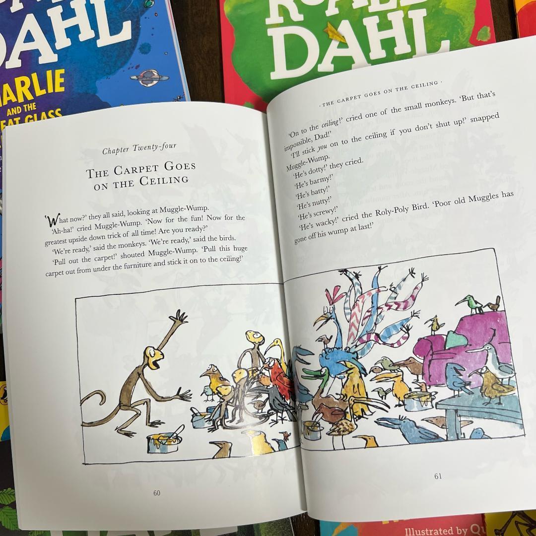 新品 大人気 Ｒoald Ｄahl 英語絵本 洋書 20冊セット 音源付