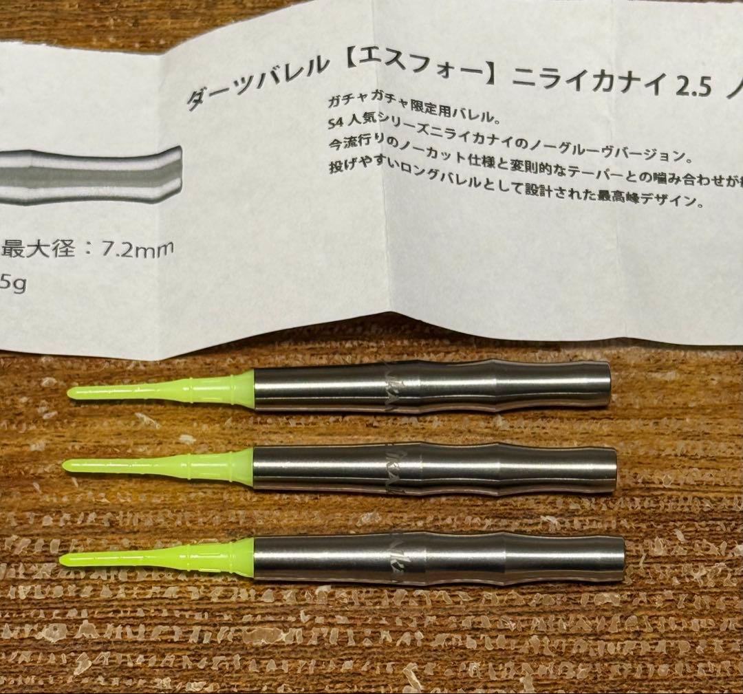 希少　ニライカナイ2.5 ノーグルーヴ（チップとカイト一体型付）
