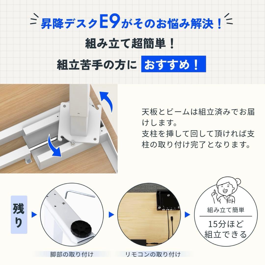 FlexiSpot E9 フレキシスポット　昇降デスク