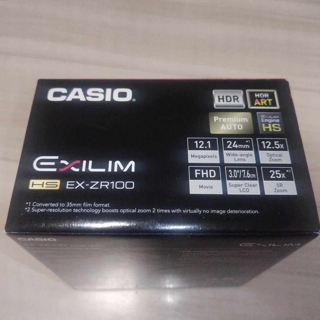 ジャンク品　CASIO EXILIM EX-ZR100 コンパクトデジカメ