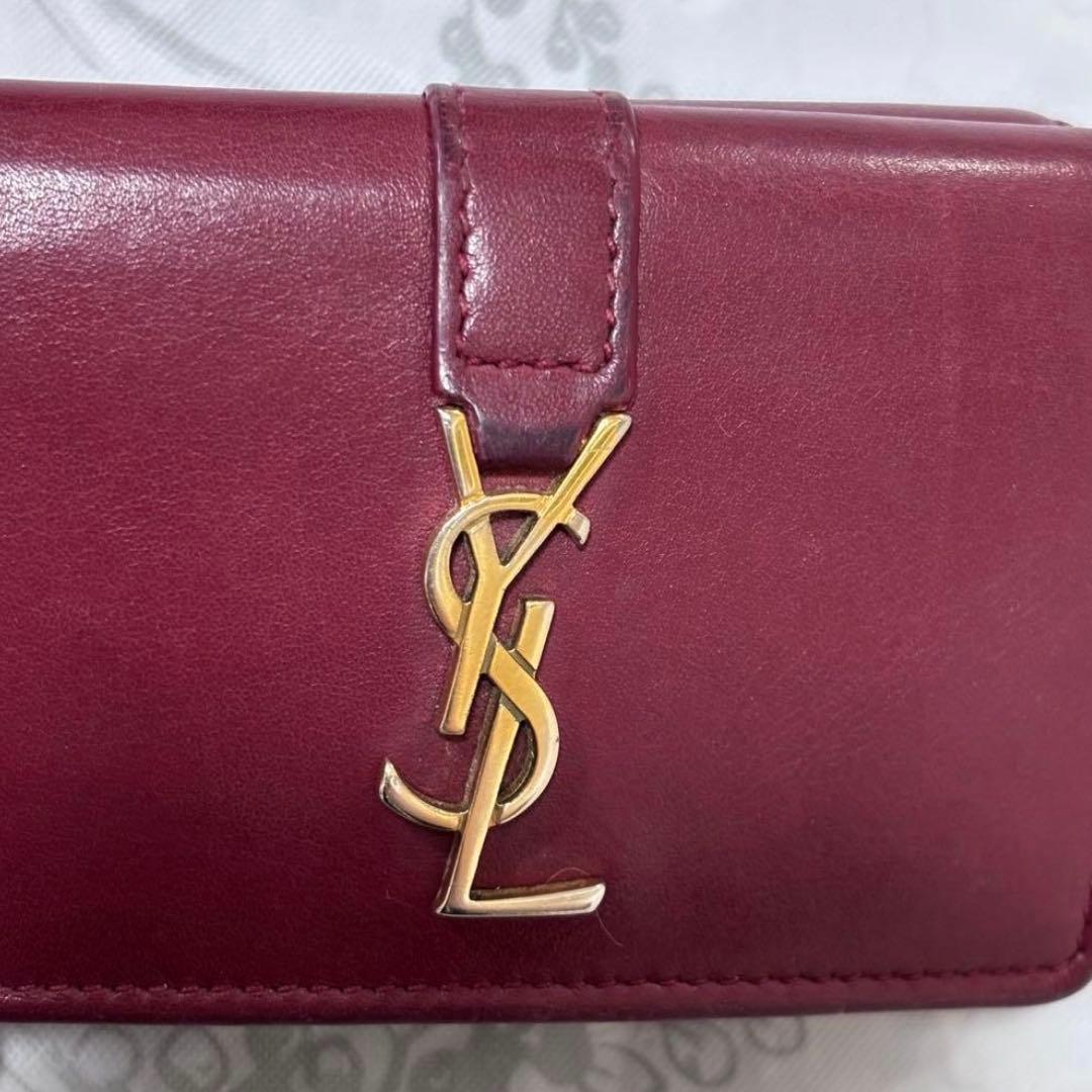 YSL 三つ折り財布