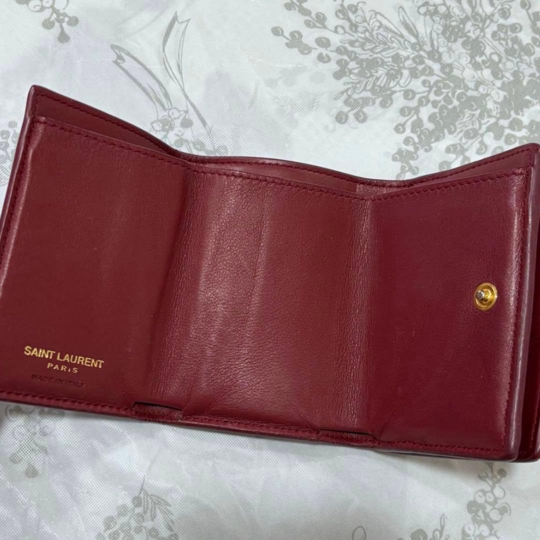 YSL 三つ折り財布