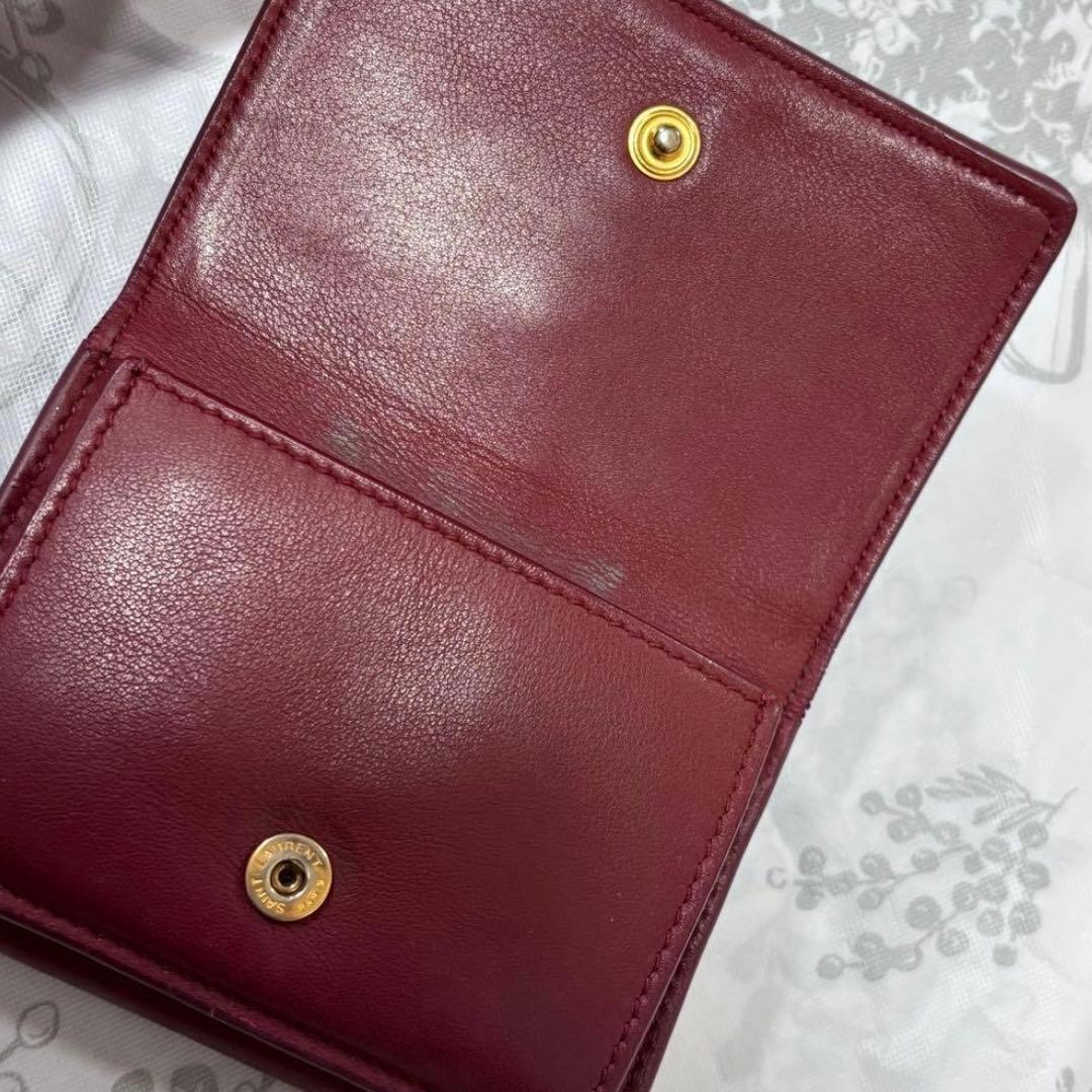 YSL 三つ折り財布