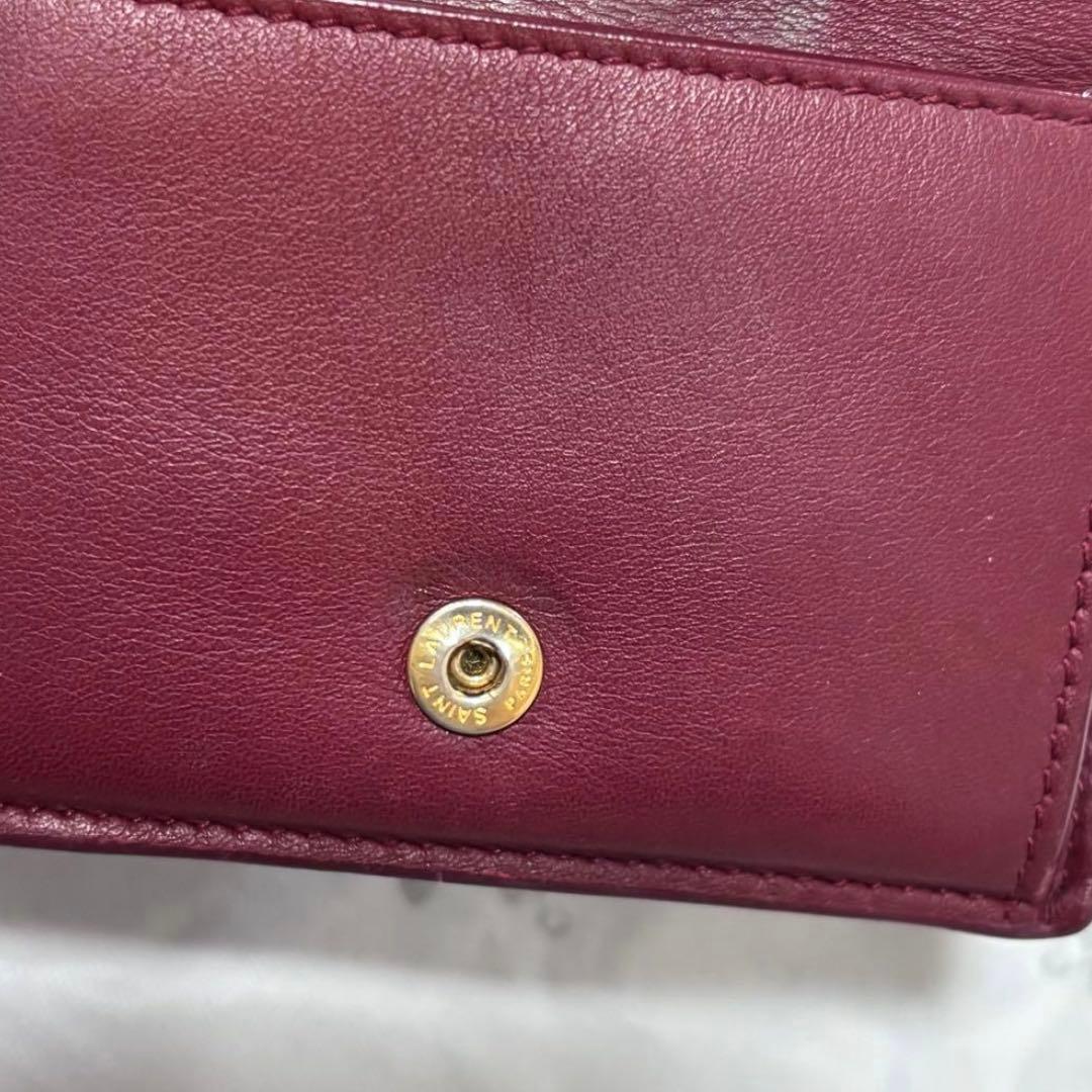 YSL 三つ折り財布
