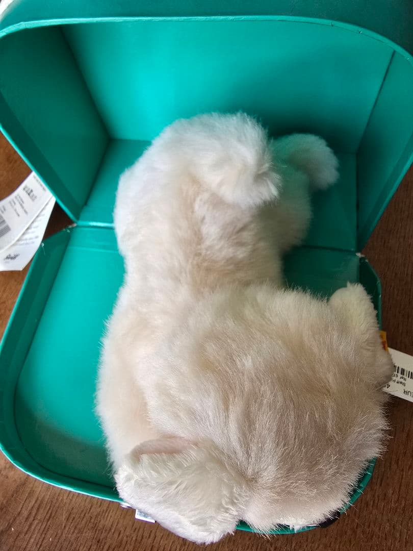 ドイツ土産　犬　シュタイフ　ぬいぐるみ　ボストンバッグ　舶来品