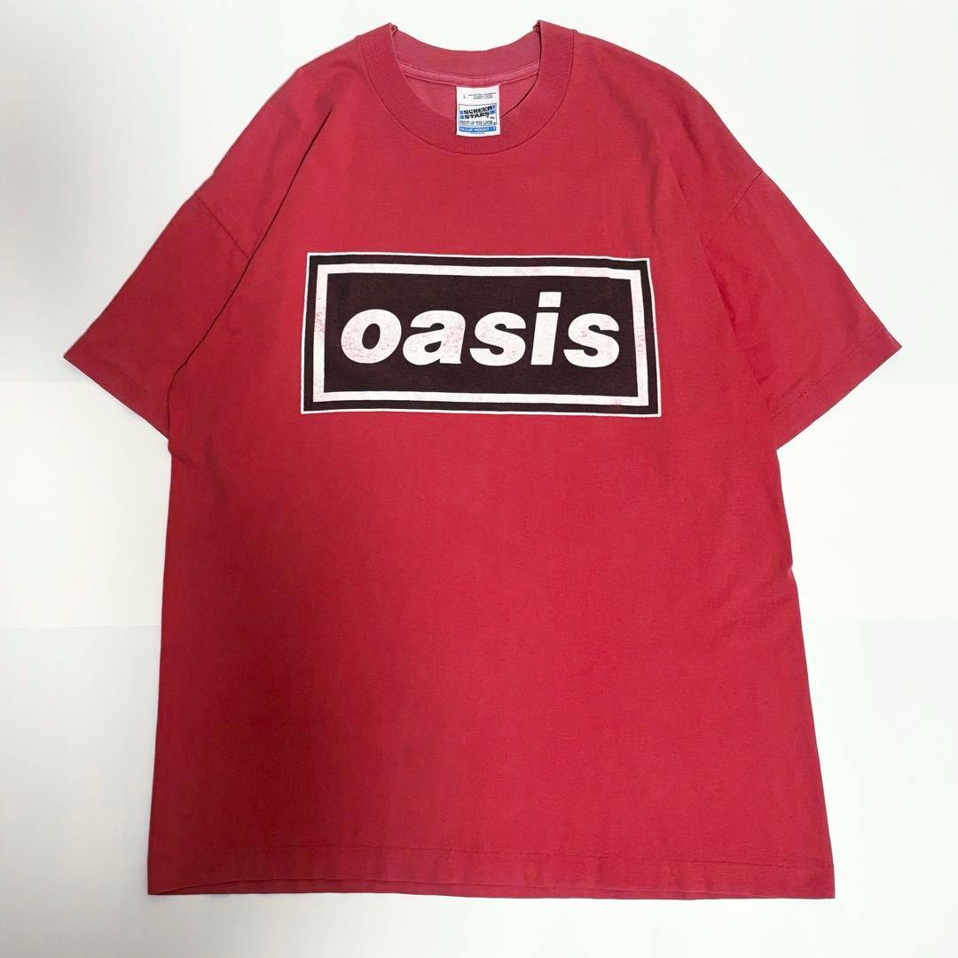OASIS レア品　90s 本物 ヴィンテージ ロゴ Tシャツ L