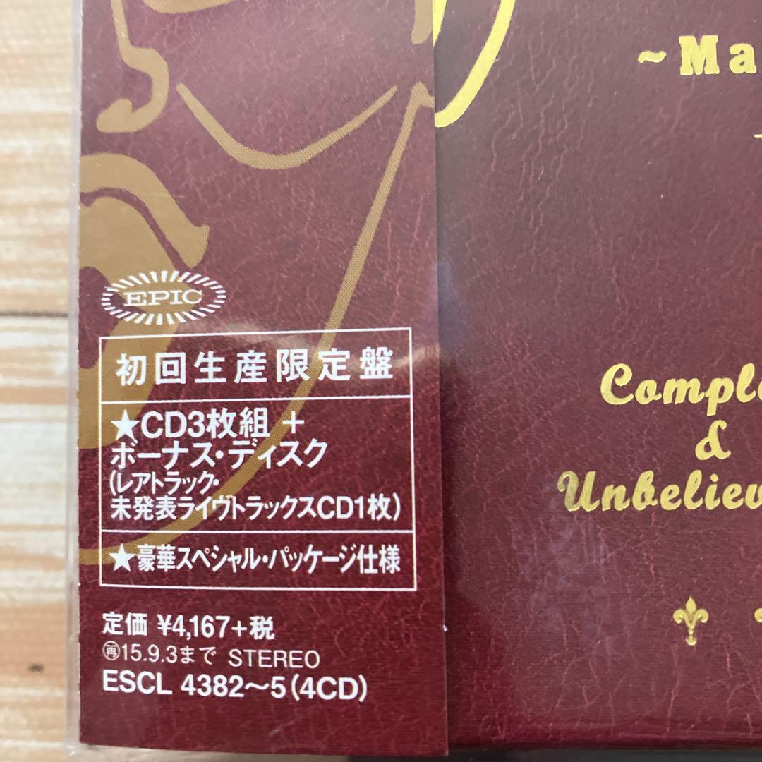 未開封 初回限定盤 鈴木雅之 ALL TIME BEST 4CD