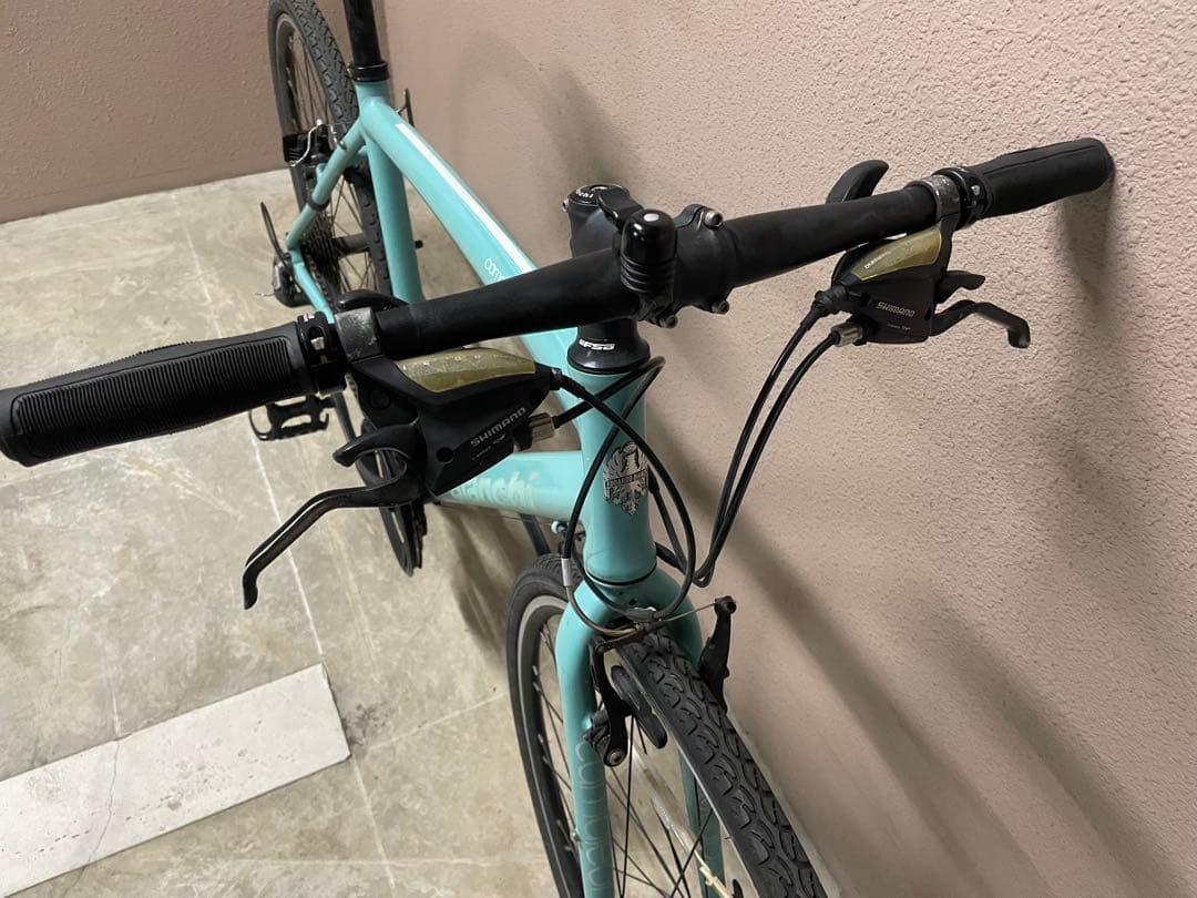 メンテ済み美品　bianchiビアンキ クロスバイク カメレオンテ　サイズ52
