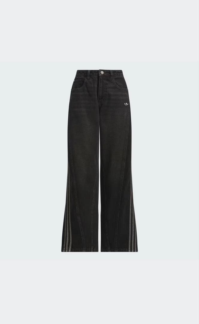 adidas Originals ルーズデニムパンツ