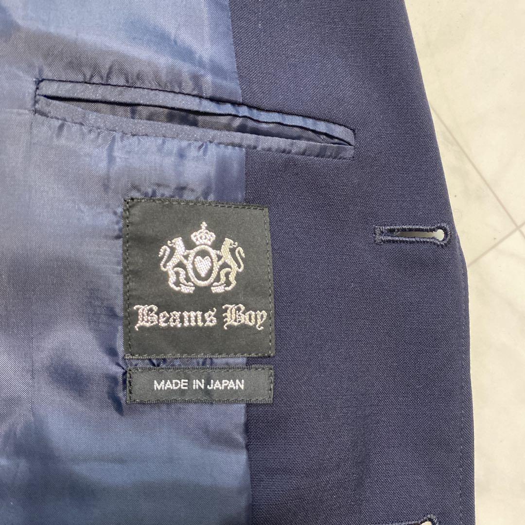 極美品✨BEAMS BOY 紺ブレ　金ボタン　ネイビーテーラードジャケット