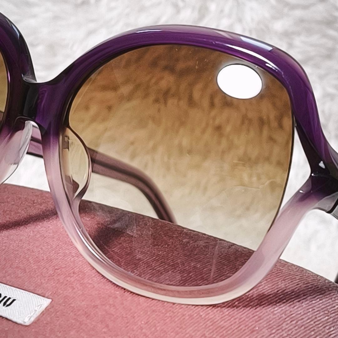 miu miu サングラス サイドロゴ SMU10M グラデーションレンズ