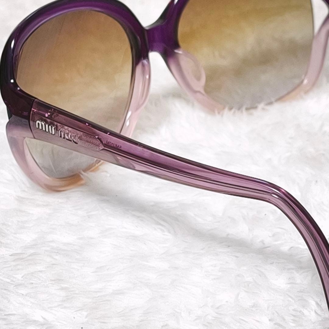 miu miu サングラス サイドロゴ SMU10M グラデーションレンズ